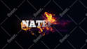 make professional fire intro video animation