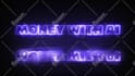 create a custom neon logo animation intro