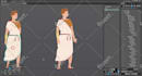 create 2d character animation sprite sheet inside spine 2d