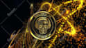 design metaverse token cryptocurrency coin nft blockchain bitcoin logo