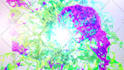 create color paints mixing and splashing logo animation