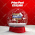 put your logo or message in a christmas snow globe in photoshop