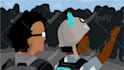 create a beautiful 2d animated music video