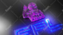 create custom 3d cinematic fantasy movie logo animation