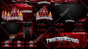 design twitch logo, stream animated overlay kick, twitch stream package, screens