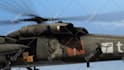 create a drop package promo with a helicopter