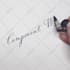 write any word in copperplate calligraphy with a video