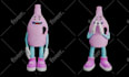 design cute 3d toys, 3d character, 3d mascot in blender