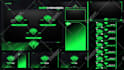 design a custom animated twitch overlay package and more