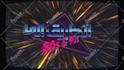 80s vhs retro style car ride logo intro animation