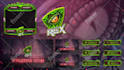 do premium animated twitch overlays and a custom mascot logo