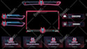design unique twitch animated overlay, panels, screens, alerts