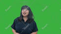 be your spokesperson with a green screen