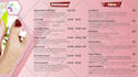 create modern menu board TV menu or digital menu design