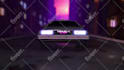 create your logo or text on delorean back to the future car