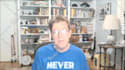 create a relaxed conversational video looking to the side