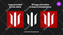 make transparent 3d GIF for discord pfp, twitch pfp, logo animation