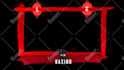 design professional animated webcam overlay for twitch or youtube