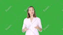 film a green screen female spokesperson video in english