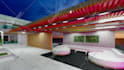 create 3d rendering interior exterior house restaurant