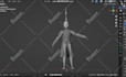 rig 3d character in blender or maya for animation, unreal, unity