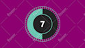 create clock countdown timer animation video up to 60min