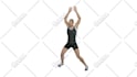 provide stock fitness animations in a close up style
