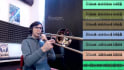 record pro trombone lines any style