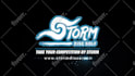 create lightning strike logo animation