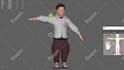 model high quality 3d characters for animated films and game