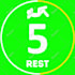 create countdown timer for animated exercise, gym and workout animation
