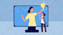 make 2d vector cut out animation