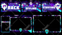design animated and static stream pack and logo for twitch