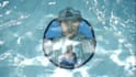 create a promo video with your logo in swimming pool