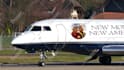 add your business logo or text on a jet plane video
