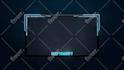 design animated twitch overlay, facecam, stinger for stream