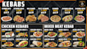 design menu board or static menu flyer ready to print