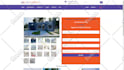 an onscreen website or document presentation