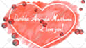 really paint your loving message in a heart