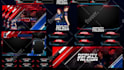 design twitch logo, stream animated overlay kick, twitch stream package, screens