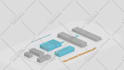 create a 3d isometric illustration