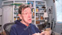 create a relaxed conversational video looking to the side