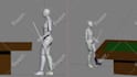 make animation for 3d game character and creature