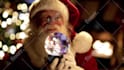 insert your logo in this christmas ball with santa