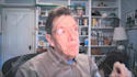 create a relaxed conversational video looking to the side