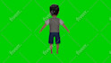 design 3d character model from 2d for animation or games