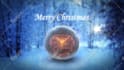 put your logo in winter crystal ball intro for christmas