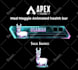 design apex legends animated  health bar overlay