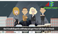 make credit repair service explainer 2d animated promo video