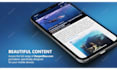 create an energetic mobile app promo video